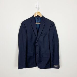 Nordstrom Sport Coat Navy Blue Stripe